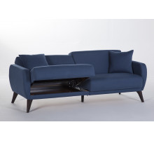 Трехместный Диван-кровать Flexy Флекси (синий)