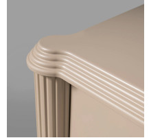 Шестистворчатый шкаф для одежды Моника (Капучино эмаль) Шестистворчатый шкаф для одежды Моника (Капучино эмаль)