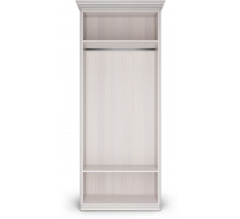 Шкаф 2-х дверный Неаполь Ясень анкор светлый (патина "серебро") Шкаф 2-х дверный Неаполь Ясень анкор светлый (патина "серебро")