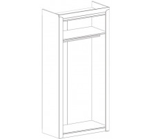 Шкаф для одежды двухдверный Соренто Дуб стирлинг Шкаф для одежды двухдверный Соренто Дуб стирлинг