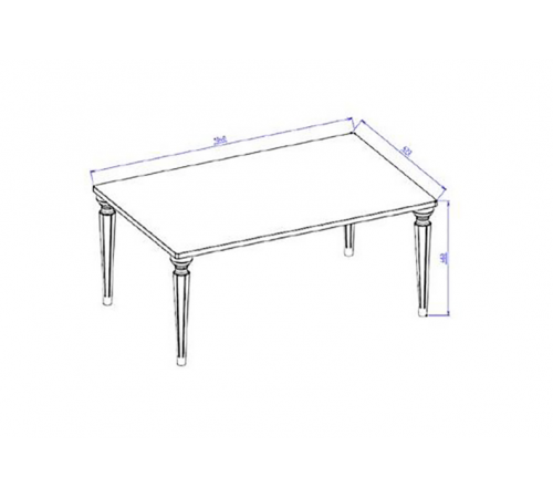Стол журнальный Мистраль (Mistral), прямоугольный